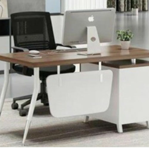 Office Desk Brown & White