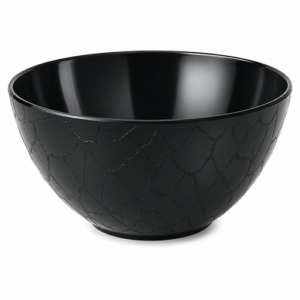 M. Salad Bowl L185 mm Irregular Black